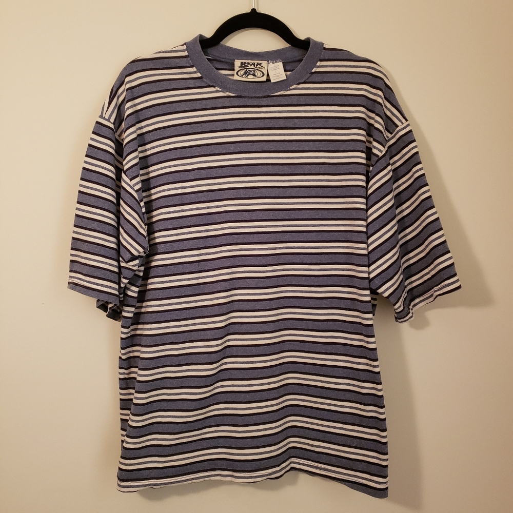 Bear Brand Blue Striped T Shirt